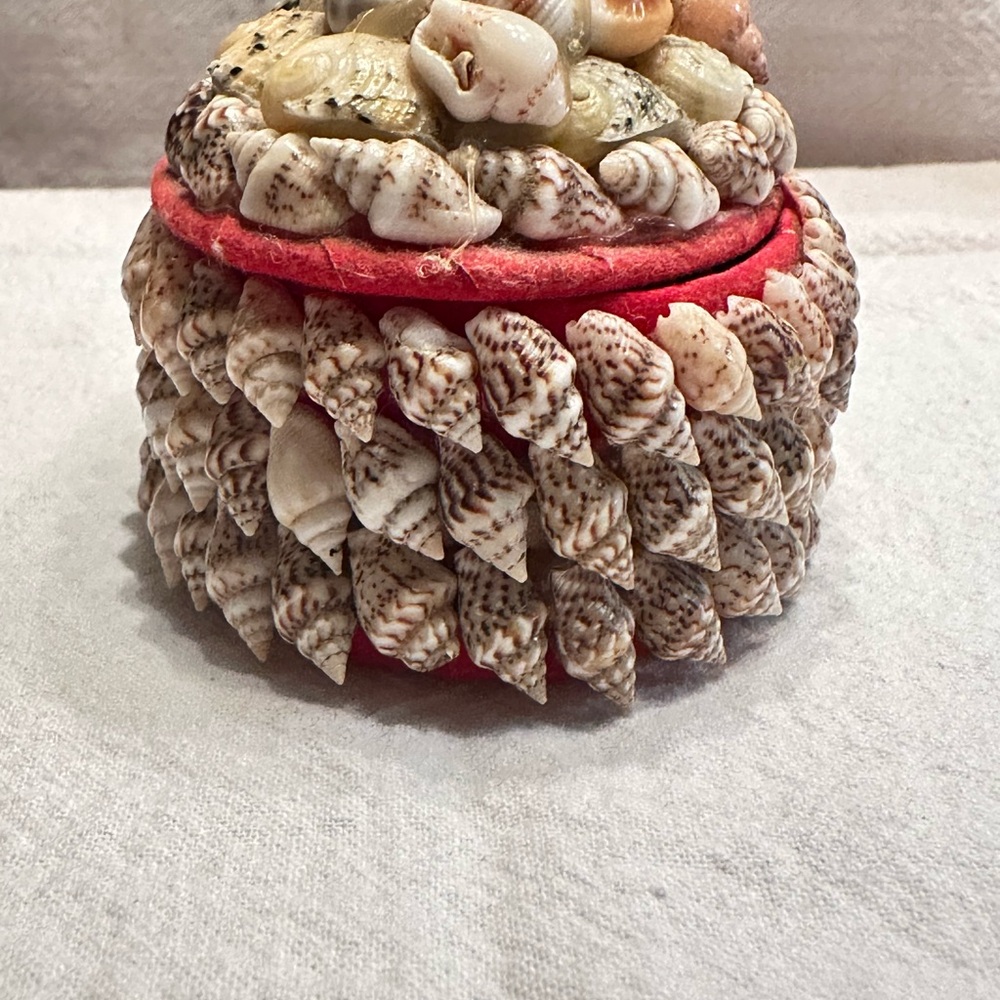 Shell Decorated Trinket Box - Picture 4 of 7